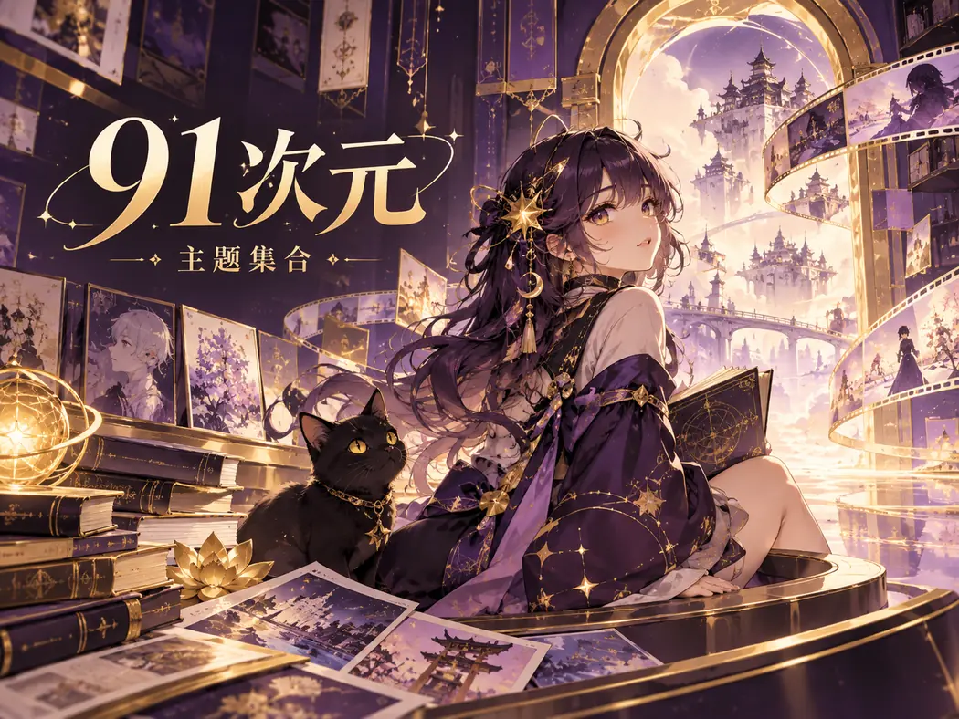 次元人物符号与幻想文化插图